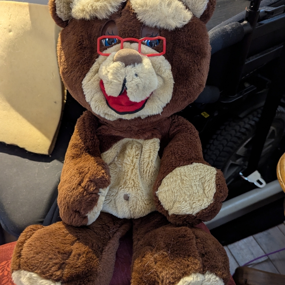 Vintage 1985 Lewis Galoob Talking Smarty Bear - The Lovable Answer Bear Untested